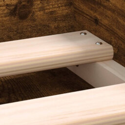 Berkfield Bed Frame Smoked Oak 160X200 Cm - thumbnail 9