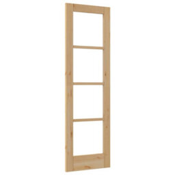 "Berkfield Interior Door With Glass ""orkdal"" 61X198,5X4 Cm Solid Wood Pine" - thumbnail 5