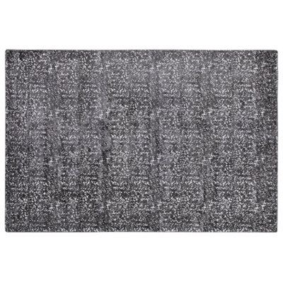Beliani Rug Esel Silver 160 X 230 Cm Viscose - image 1