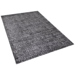 Beliani Rug Esel Silver 160 X 230 Cm Viscose - thumbnail 4