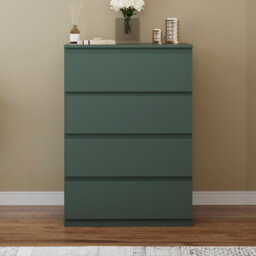 Lassic Vida Designs Denver Green 4 Drawer Chest Of Drawers (H) 960mm (W) 700mm (D) 400mm - thumbnail 4