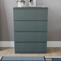 Lassic Vida Designs Denver Green 4 Drawer Chest Of Drawers (H) 960mm (W) 700mm (D) 400mm - thumbnail 2