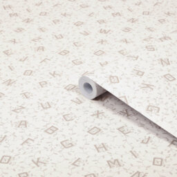 Laura Ashley Alphabet Grey Kids Smooth Wallpaper - thumbnail 1