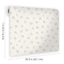 Laura Ashley Alphabet Grey Kids Smooth Wallpaper - thumbnail 7