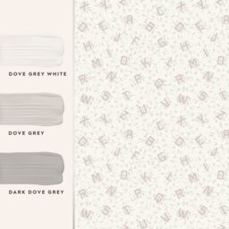 Laura Ashley Alphabet Grey Kids Smooth Wallpaper - thumbnail 4