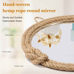 Nordic Hanging Mirror Wall Decoration For Living Room And Bedroom - thumbnail 6