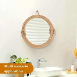 Nordic Hanging Mirror Wall Decoration For Living Room And Bedroom - thumbnail 5