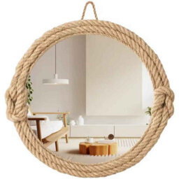Nordic Hanging Mirror Wall Decoration For Living Room And Bedroom - thumbnail 1