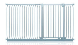 Safetots Extra Tall Elite Safety Gate, 198Cm - 207Cm, Matt Grey, Extra Tall 96.8Cm In Height, Pressure Fit Stair Gate