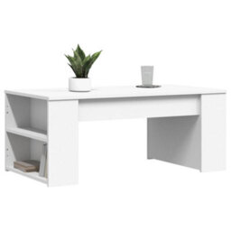 Berkfield Coffee Table White 102X55X42 Cm Engineered Wood - thumbnail 3