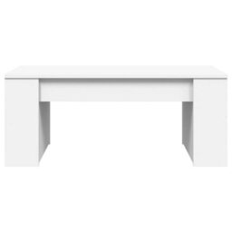 Berkfield Coffee Table White 102X55X42 Cm Engineered Wood - thumbnail 4