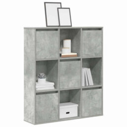Berkfield Bookcase Concrete Grey 89X24X101.5 Cm Engineered Wood