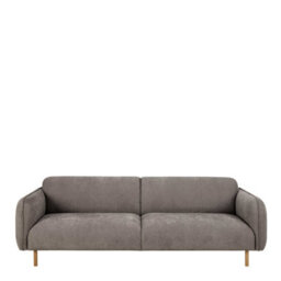 Wyld Haus Cambridge 2.5 And 3-Seater Sofa Set In Dusty Brown Fabric With Oak Base - thumbnail 6