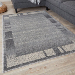 The Rugs Ephesus Collection Modern Rugs Grey Cream 7438Gc - thumbnail 3