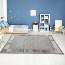 The Rugs Ephesus Collection Modern Rugs Grey Cream 7438Gc - thumbnail 4