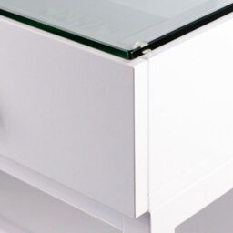 Fenchilin Dressing Table With 3 Drawers And Lights Hollywood Makeup Vanity Desk - thumbnail 7