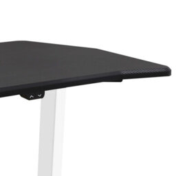 Dellonda Height-Adjust Electric Sit & Stand Gaming Desk - Carbon Fibre Desktop - thumbnail 4