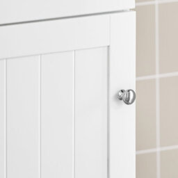 Sobuy Bzr17-W, Bathroom Storage Cabinet Unit With 3 Shelves 1 Drawer 1 Cabinet,white,w40Xd35Xh161.5 - thumbnail 8