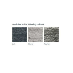 Ash Square Slate Effect Planter 39Cm - Grey - thumbnail 5