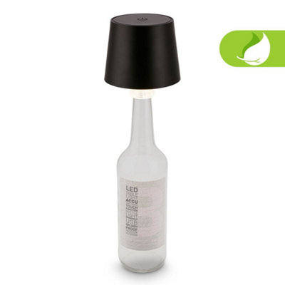 Briloner Black Bottle Light Usb Rechargeable Table Lamp Dimmable Touch Cordless Outdoor - image 1