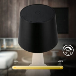 Briloner Black Bottle Light Usb Rechargeable Table Lamp Dimmable Touch Cordless Outdoor - thumbnail 4