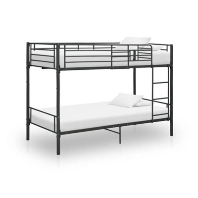 Berkfield Bunk Bed Black Metal 90X200 Cm - image 1