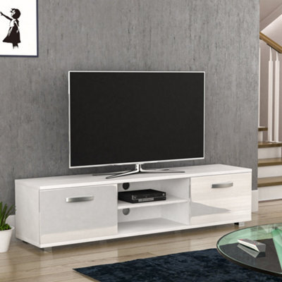 Lassic Vida Designs Cosmo White 2 Door Tv Unit 160Cm Sideboard Cabinet - image 1