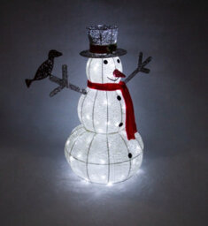 MonsterShop Monster Shop Light-Up Christmas Snowman - thumbnail 2