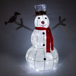 MonsterShop Monster Shop Light-Up Christmas Snowman - thumbnail 1