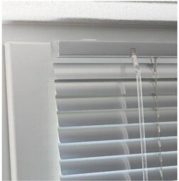 OPTIMAL PRODUCTS Aluminium Silver Venetian Window Blinds 165Cm X 213Cm