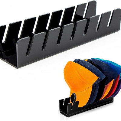2 Pack Cap Holders, Cap Stands, No Installation Required, Cap Organizer, Wall-Mounted Hat Rack - image 1