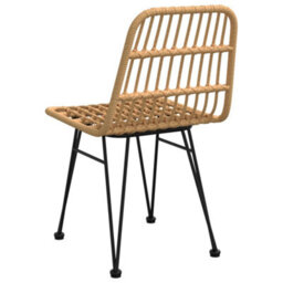 Berkfield Garden Chairs 2 Pcs 48X62X84 Cm Pe Rattan - thumbnail 6
