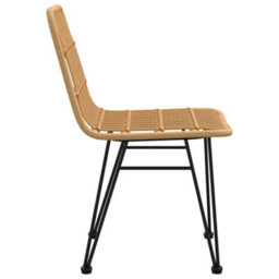 Berkfield Garden Chairs 2 Pcs 48X62X84 Cm Pe Rattan - thumbnail 5