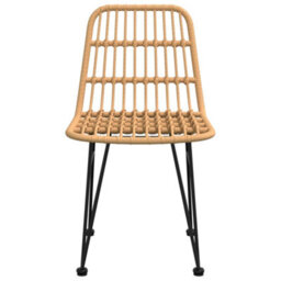 Berkfield Garden Chairs 2 Pcs 48X62X84 Cm Pe Rattan - thumbnail 4