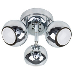 Valuelights Silver Ceiling Bar Spotlight And Gu10 Spotlight Led 5W Warm White 3000K Bulbs