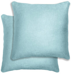 Enhanced Living Pair Of Vogue Sky Blue Textured Cushion Covers - 43X43Cm - Cases Only - thumbnail 1