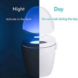 Toilet Light Motion Sensor Led Rgb 16 Colors Bathroom Night Light Magnetic Wall Light Indoor Motion Light Battery-Powered Light - thumbnail 3