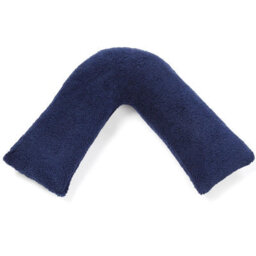 OHS Teddy Fleece V Shaped Pillow Support Pregnancy Orthopaedic Cushion - thumbnail 4