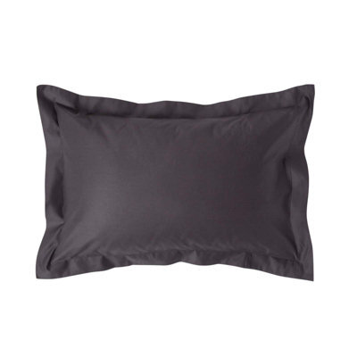 Homescapes Dark Charcoal Grey Egyptian Cotton Oxford Pillowcase 1000 Tc - image 1