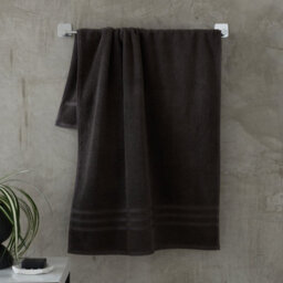 Catherine Lansfield Zero Twist Cotton Hand Towel Charcoal Grey