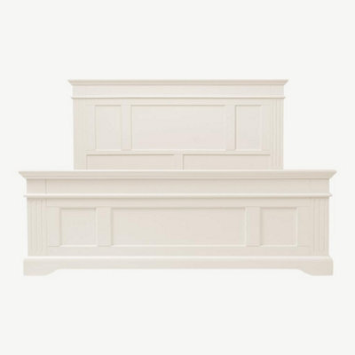 Statement Furniture Gainsborough Vintage Cream Wooden King Size Bed Frame 5Ft Hamptons Style - image 1