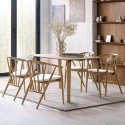 Oakham Langham Premium Oak Curved Back Dining Chair - thumbnail 6