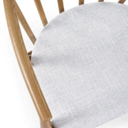 Oakham Langham Premium Oak Curved Back Dining Chair - thumbnail 4