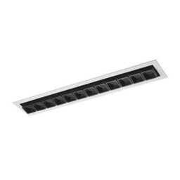 Luminosa Lighting Luminosa Modern Technical Led Recessed Ceiling White, Black, Warm White 3000K 1510Lm