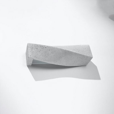 Luminosa Lighting Luminosa Sigma Flush & Semi Flush Wall Lamp Grey E27 - image 1