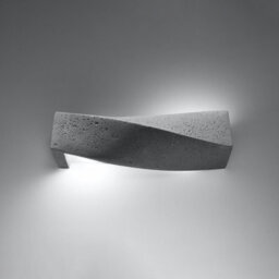 Luminosa Lighting Luminosa Sigma Flush & Semi Flush Wall Lamp Grey E27 - thumbnail 2