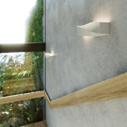 Luminosa Lighting Luminosa Sigma Flush & Semi Flush Wall Lamp Grey E27 - thumbnail 8