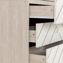 Seconique Dixie 4 Drawer Chest - Dusty Grey/white - thumbnail 8