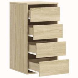 Walplus Corner Chest Of Drawers Sonoma Oak 40X41X76 Cm Engineered Wood - thumbnail 5