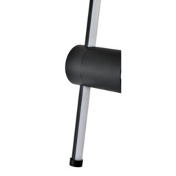 Happy Homewares Modern And Sleek Stick Style Ambient Led Wall Light Fitting In Matt Black Sand - thumbnail 4